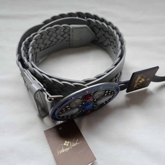 NWT Patricia Nash Marula Woven Belt